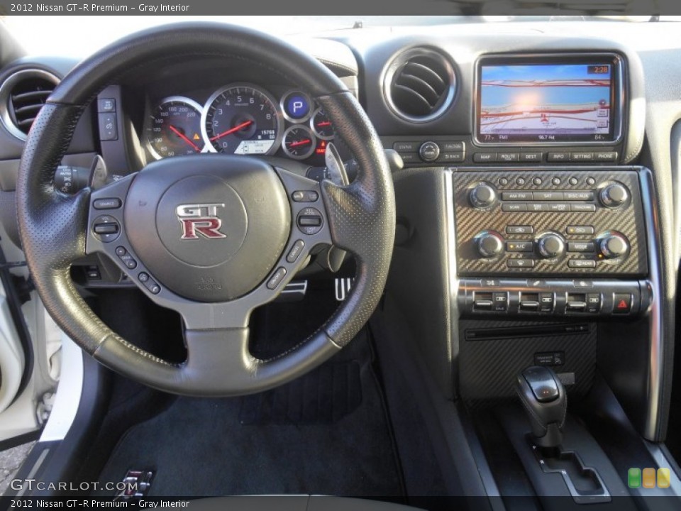 Gray Interior Dashboard for the 2012 Nissan GT-R Premium #87968976
