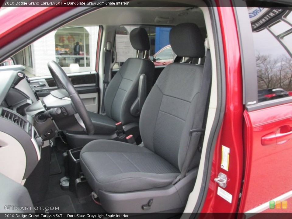 Dark Slate Gray/Light Shale Interior Front Seat for the 2010 Dodge Grand Caravan SXT #87970851