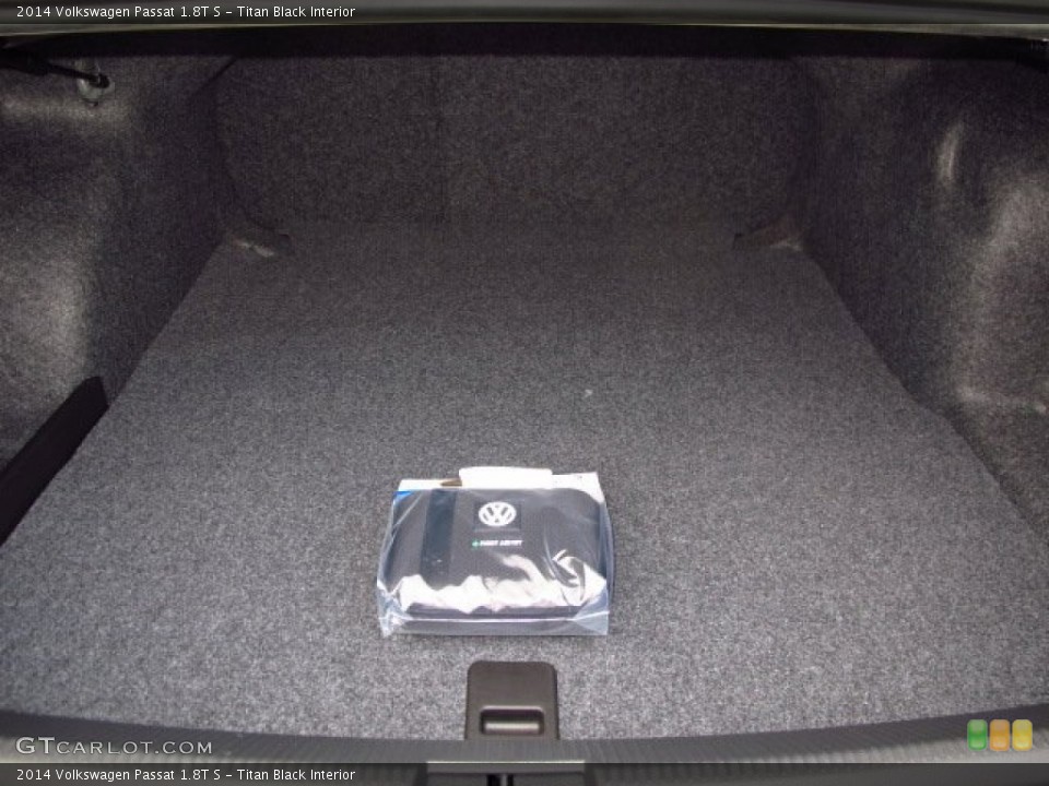 Titan Black Interior Trunk for the 2014 Volkswagen Passat 1.8T S #87971109