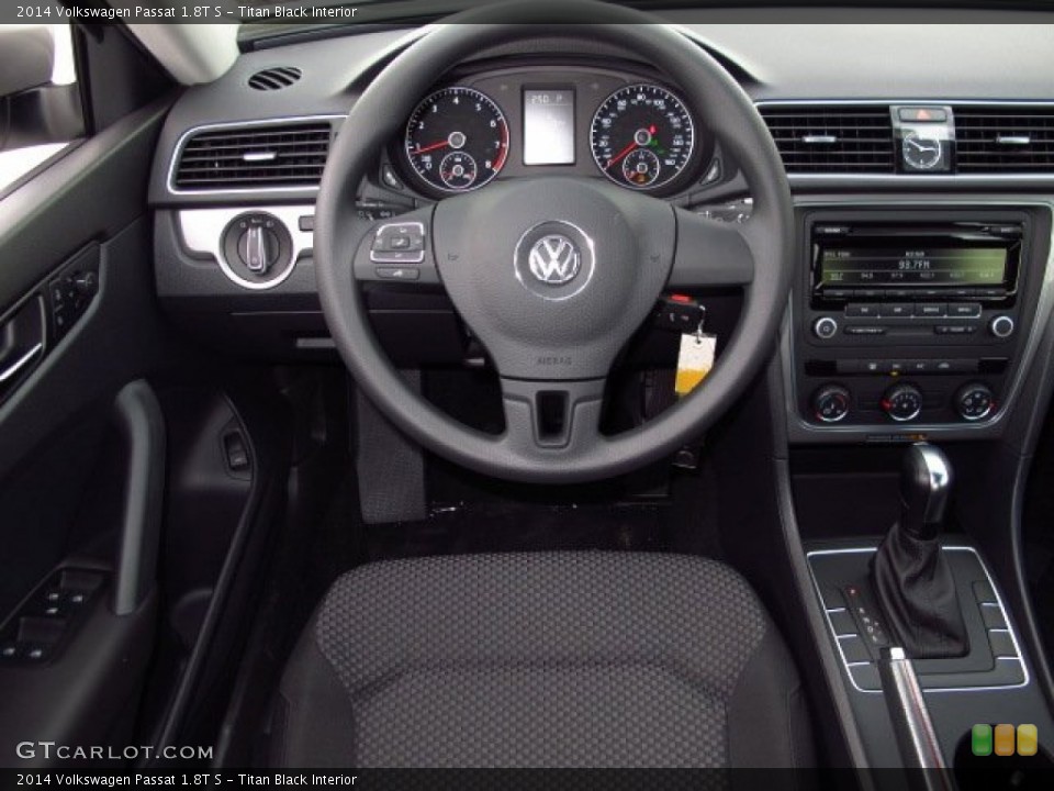 Titan Black Interior Transmission for the 2014 Volkswagen Passat 1.8T S #87971226