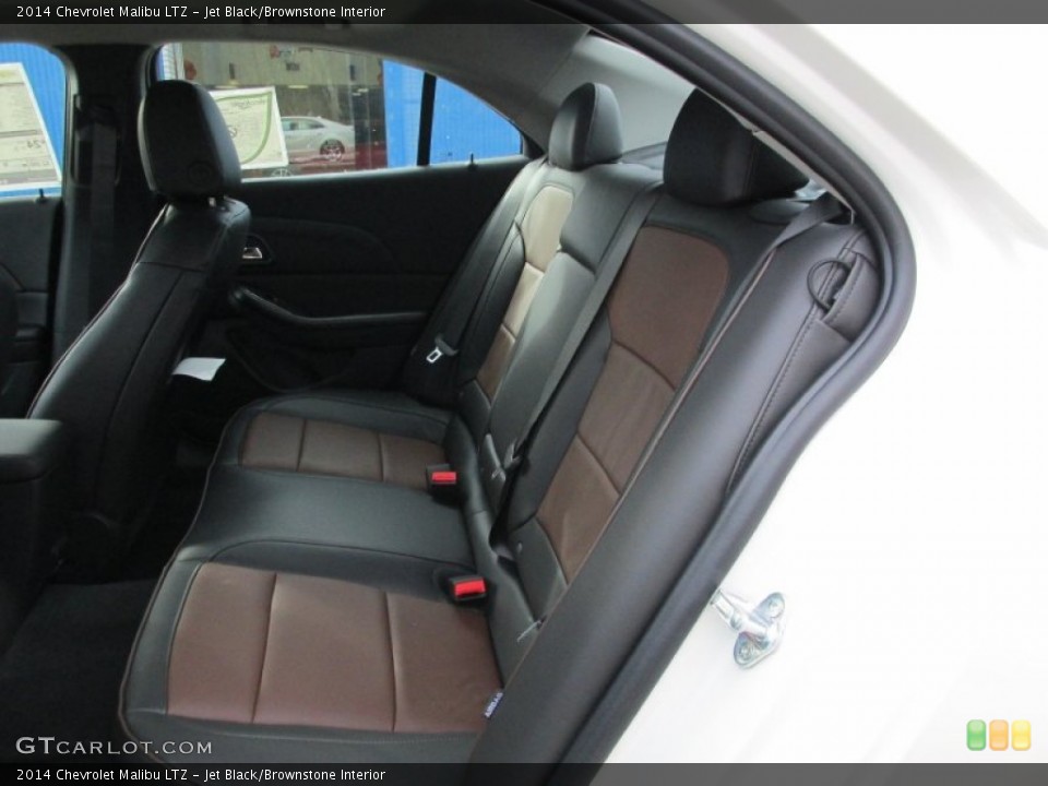 Jet Black/Brownstone Interior Rear Seat for the 2014 Chevrolet Malibu LTZ #87973965