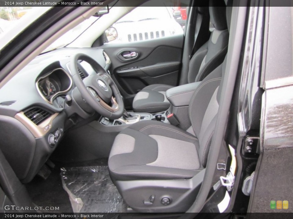 Morocco - Black Interior Front Seat for the 2014 Jeep Cherokee Latitude #87976905