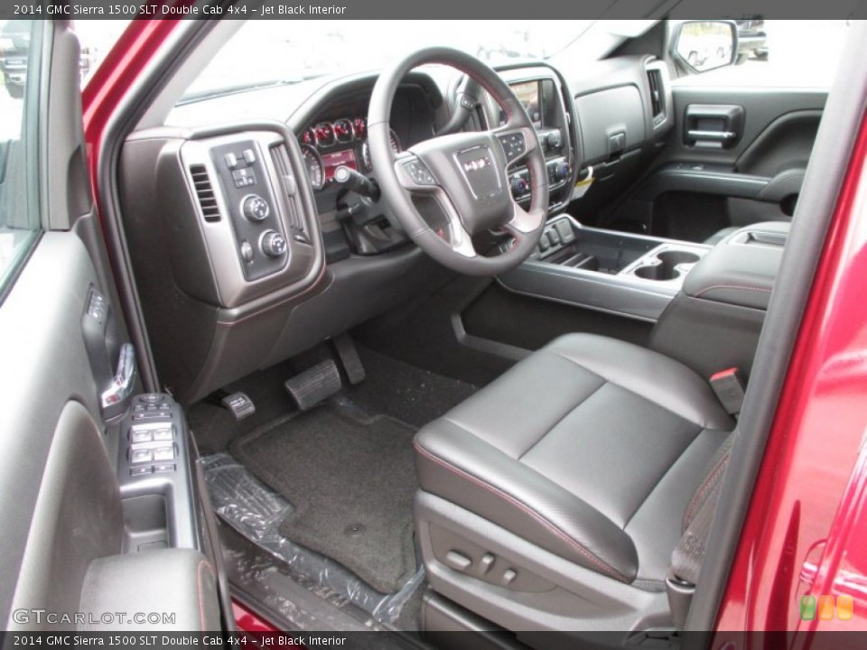 Jet Black Interior Prime Interior for the 2014 GMC Sierra 1500 SLT Double Cab 4x4 #87979215