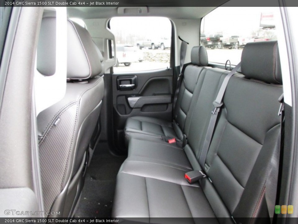 Jet Black Interior Rear Seat for the 2014 GMC Sierra 1500 SLT Double Cab 4x4 #87980565