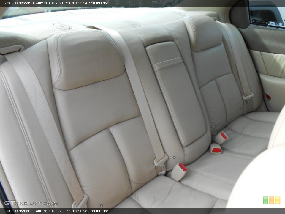 Neutral/Dark Neutral Interior Rear Seat for the 2003 Oldsmobile Aurora 4.0 #87981735