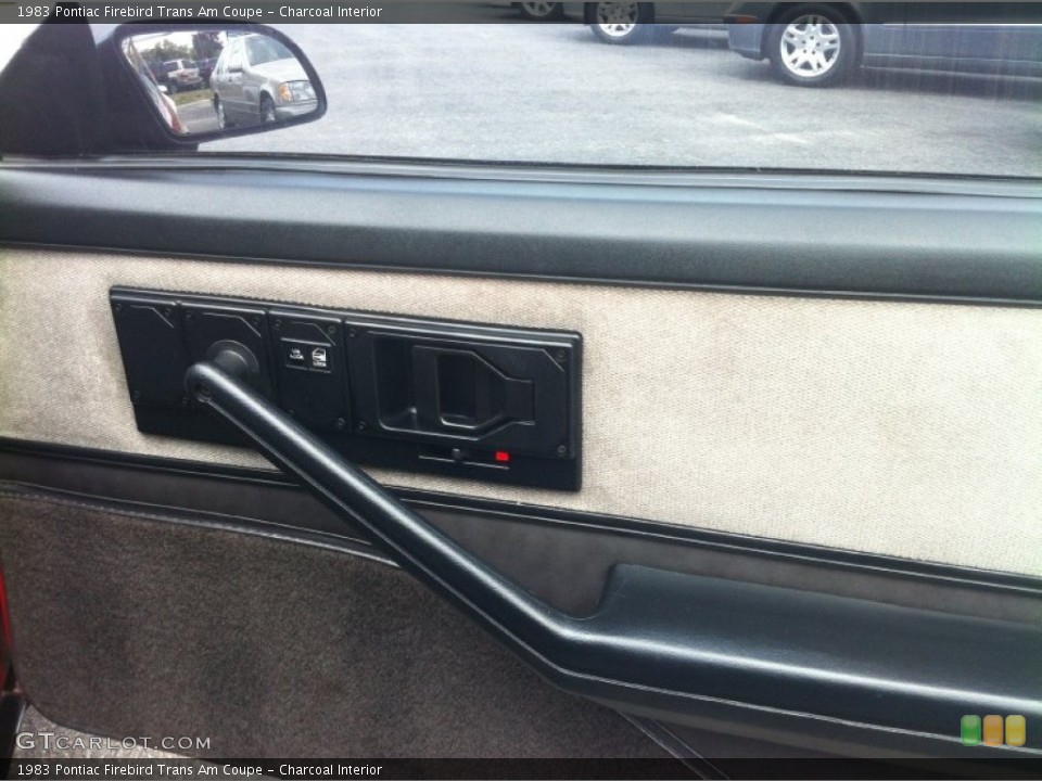 Charcoal Interior Door Panel for the 1983 Pontiac Firebird Trans Am Coupe #87984642