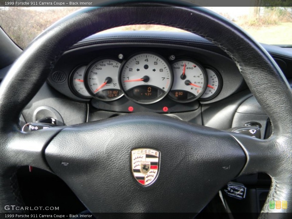 Black Interior Gauges for the 1999 Porsche 911 Carrera Coupe #87990981