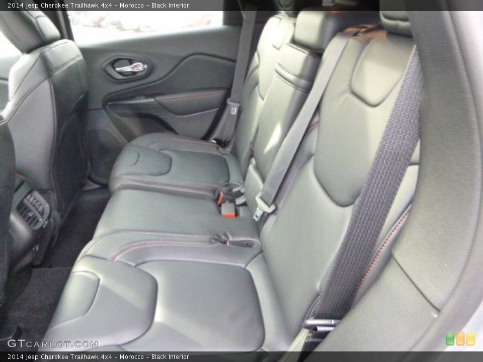 Morocco - Black Interior Rear Seat for the 2014 Jeep Cherokee Trailhawk 4x4 #87993309