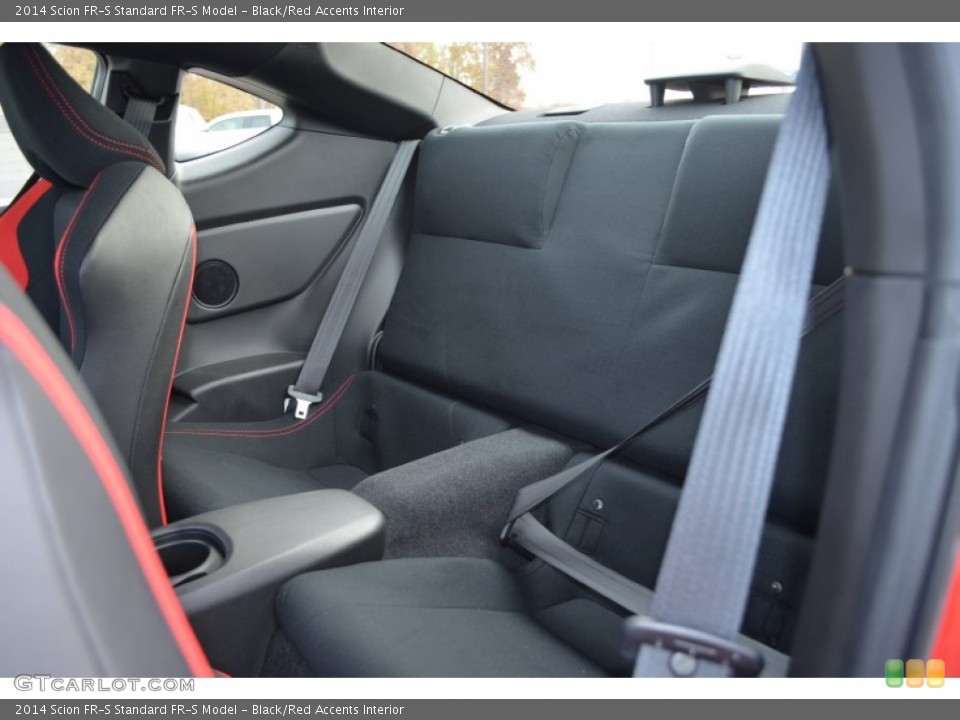 Black/Red Accents Interior Rear Seat for the 2014 Scion FR-S  #87993516