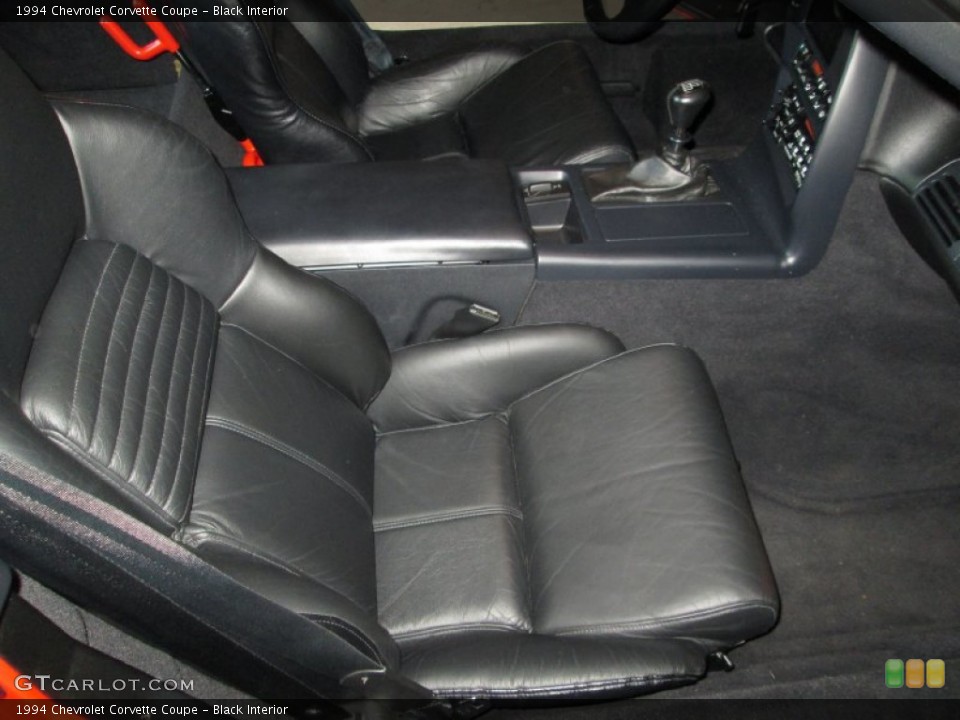 Black Interior Front Seat for the 1994 Chevrolet Corvette Coupe #87994124