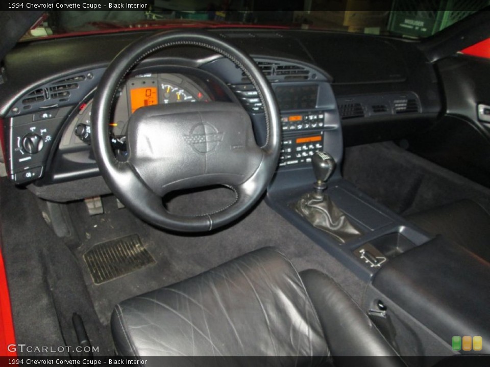 Black 1994 Chevrolet Corvette Interiors