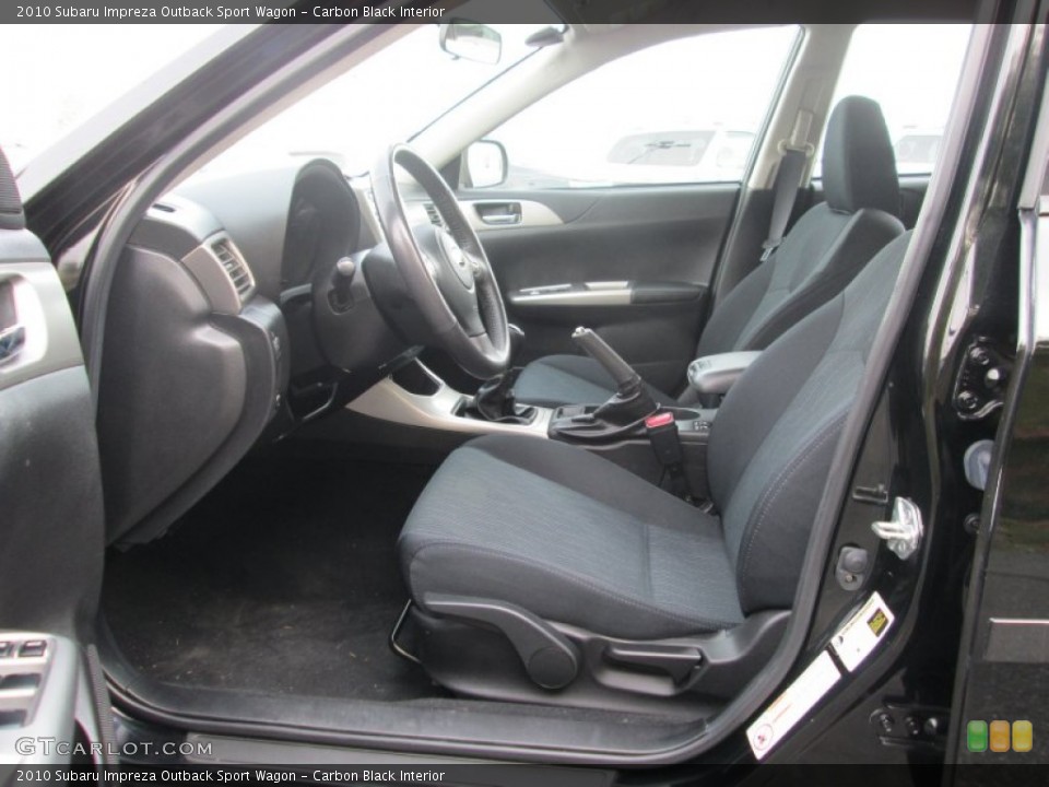 Carbon Black Interior Photo for the 2010 Subaru Impreza Outback Sport Wagon #87996171