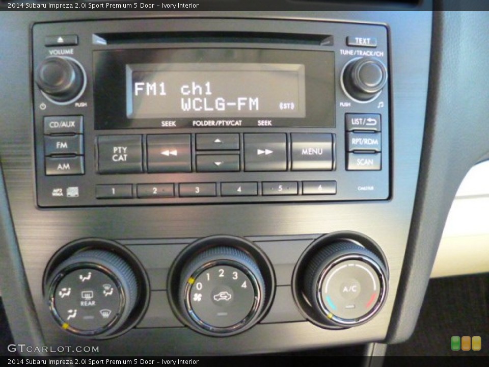 Ivory Interior Audio System for the 2014 Subaru Impreza 2.0i Sport Premium 5 Door #87997758