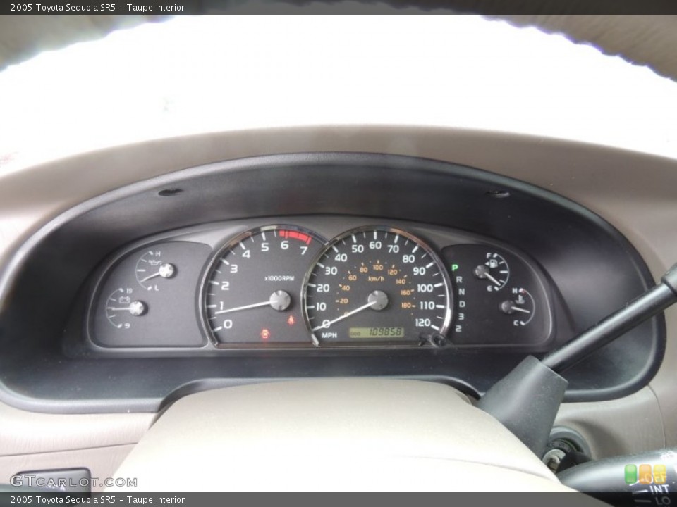 Taupe Interior Gauges for the 2005 Toyota Sequoia SR5 #87997767