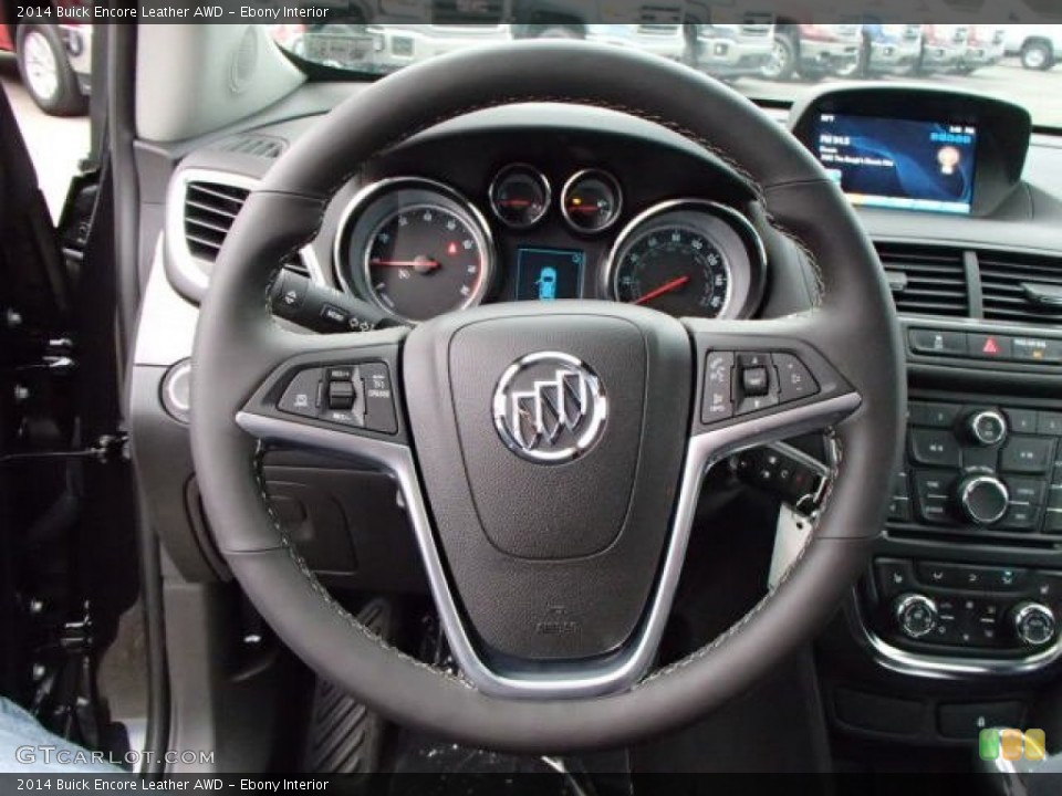 Ebony Interior Steering Wheel for the 2014 Buick Encore Leather AWD #88000415