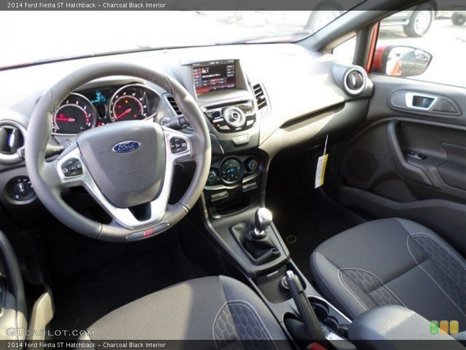 Charcoal Black Interior Prime Interior for the 2014 Ford Fiesta ST Hatchback #88000544