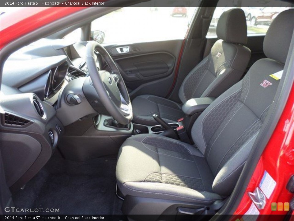 Charcoal Black Interior Front Seat for the 2014 Ford Fiesta ST Hatchback #88000712