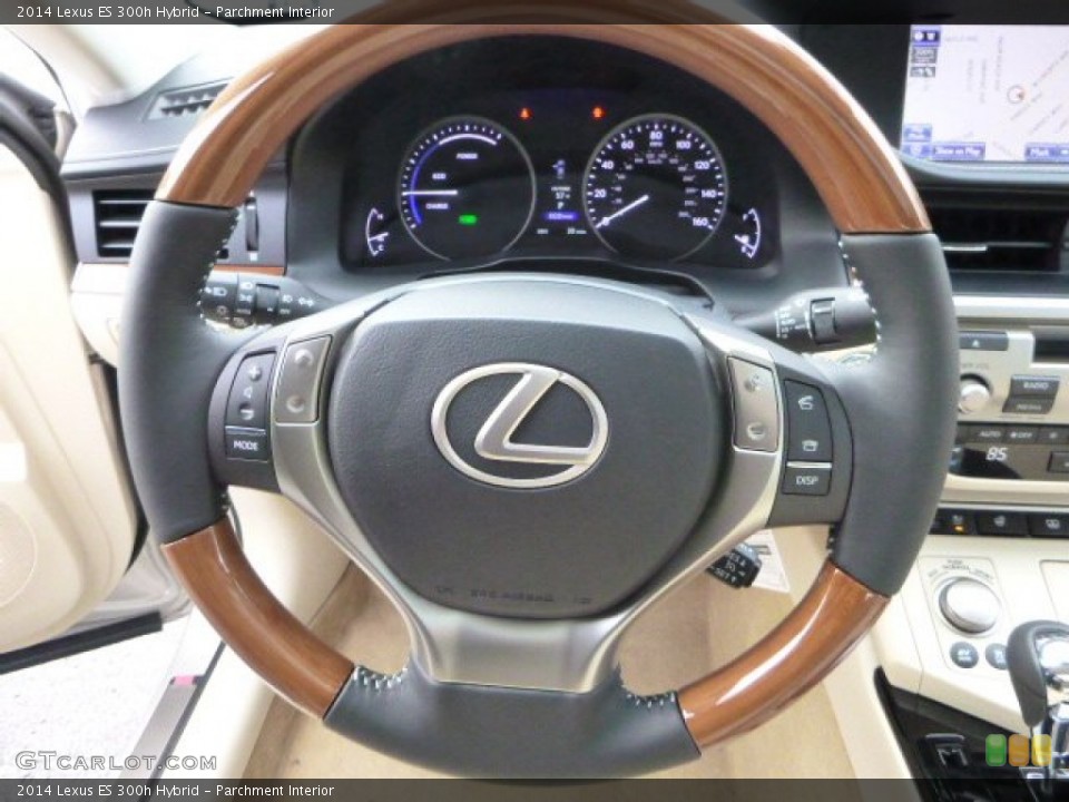 Parchment Interior Steering Wheel for the 2014 Lexus ES 300h Hybrid #88006791