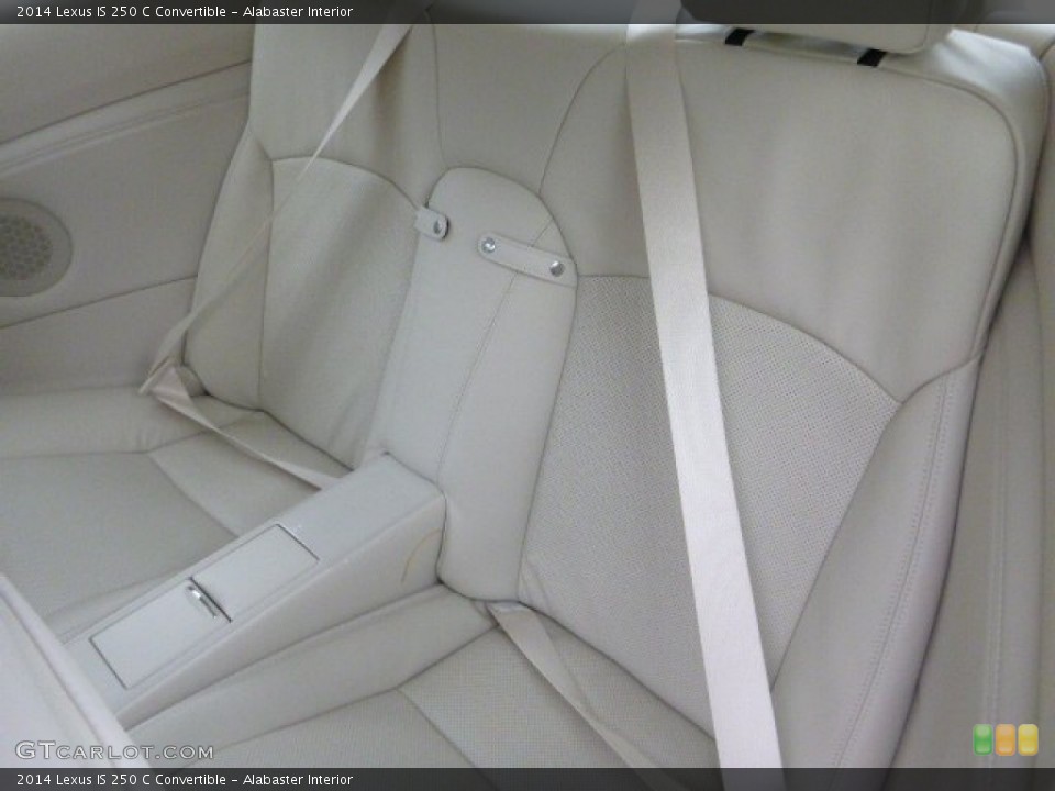 Alabaster Interior Rear Seat for the 2014 Lexus IS 250 C Convertible #88007991
