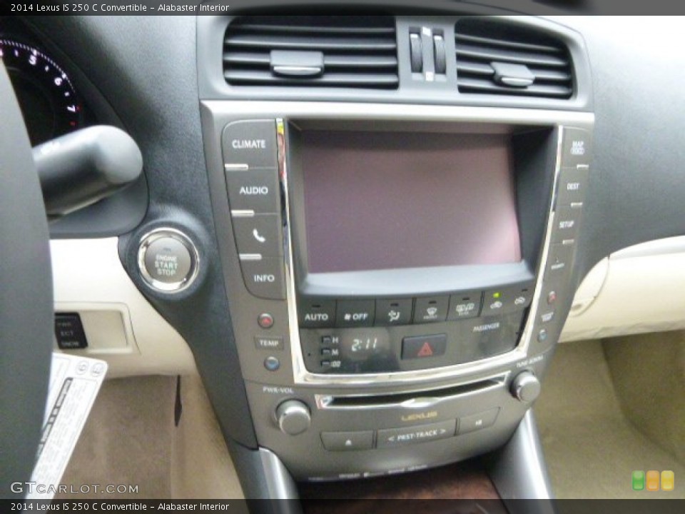 Alabaster Interior Controls for the 2014 Lexus IS 250 C Convertible #88008104