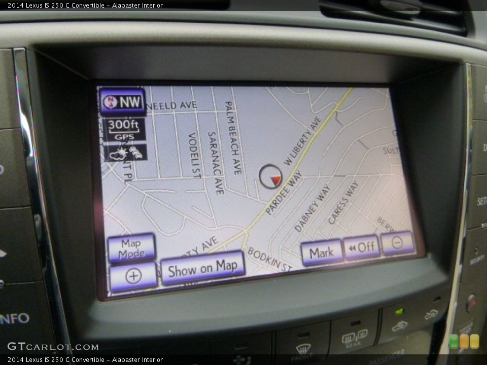 Alabaster Interior Navigation for the 2014 Lexus IS 250 C Convertible #88008161