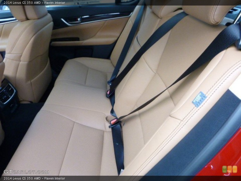 Flaxen Interior Rear Seat for the 2014 Lexus GS 350 AWD #88008863