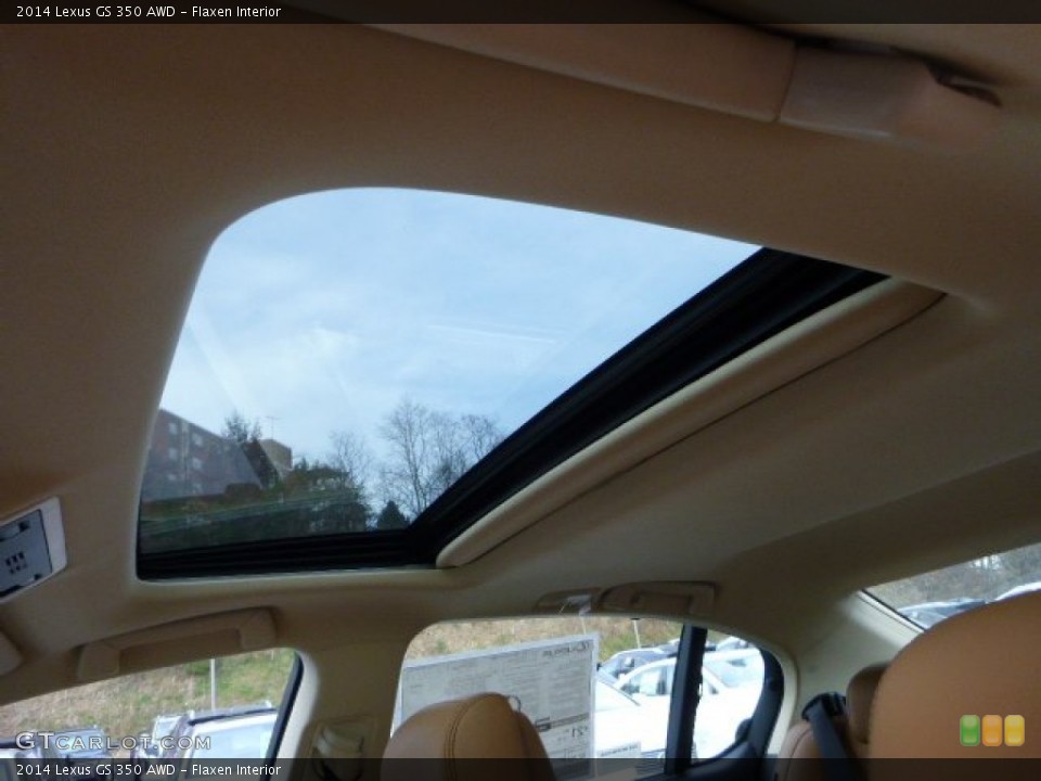 Flaxen Interior Sunroof for the 2014 Lexus GS 350 AWD #88008939
