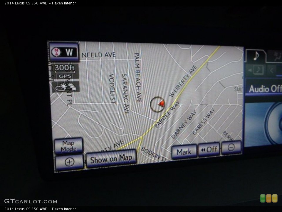 Flaxen Interior Navigation for the 2014 Lexus GS 350 AWD #88009026