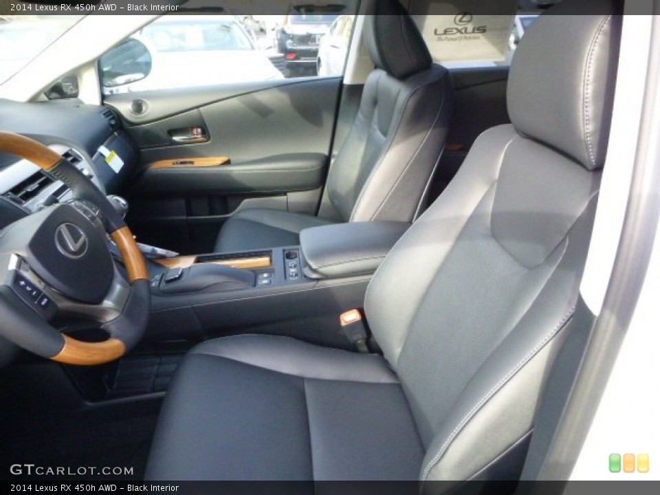 Black Interior Front Seat for the 2014 Lexus RX 450h AWD #88009259