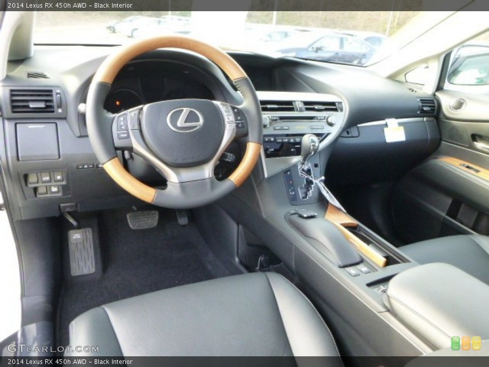 Black Interior Prime Interior for the 2014 Lexus RX 450h AWD #88009301