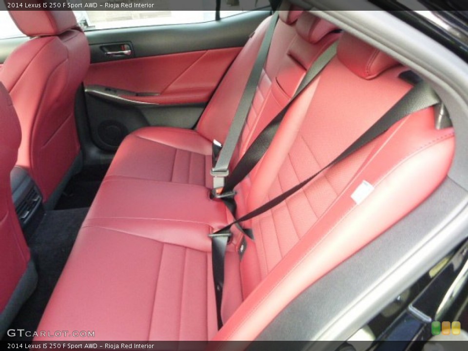Rioja Red Interior Rear Seat for the 2014 Lexus IS 250 F Sport AWD #88009682
