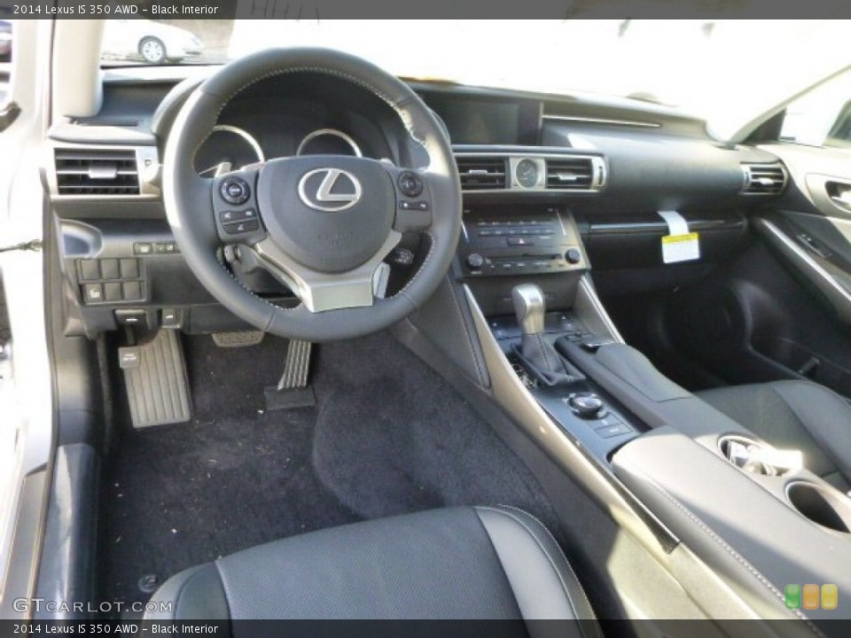 Black Interior Prime Interior for the 2014 Lexus IS 350 AWD #88010087