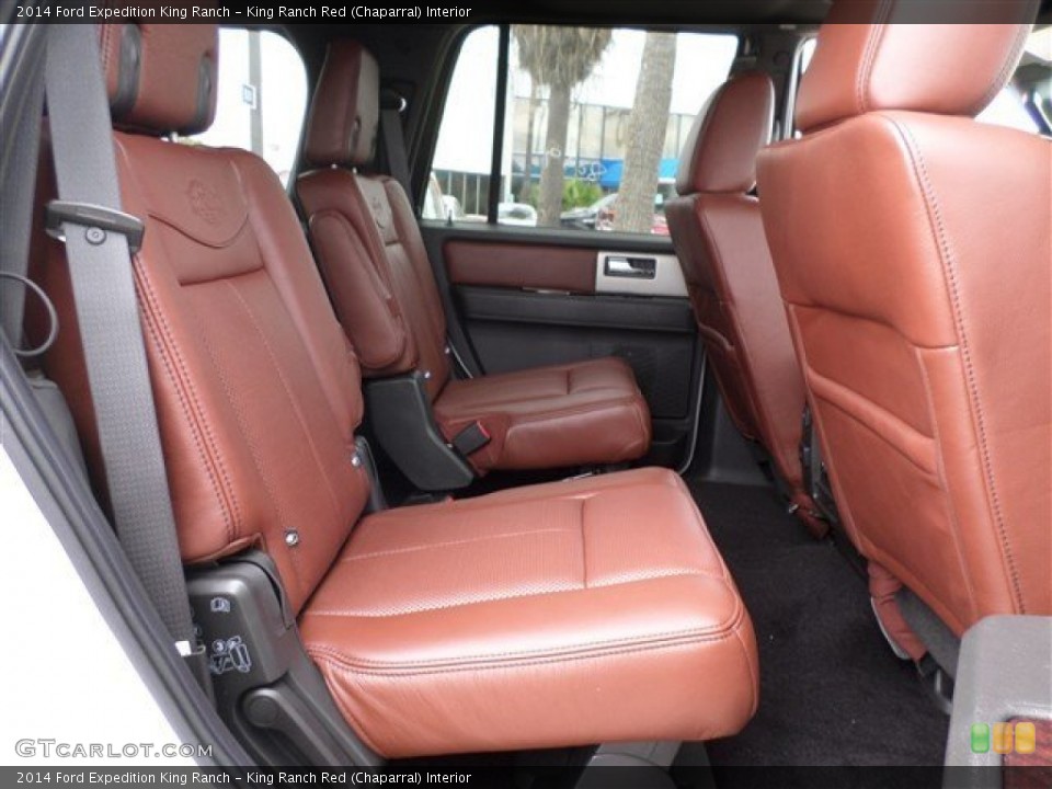 King Ranch Red (Chaparral) Interior Rear Seat for the 2014 Ford Expedition King Ranch #88017959