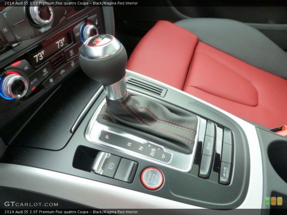 Black/Magma Red Interior Transmission for the 2014 Audi S5 3.0T Premium Plus quattro Coupe #88020195