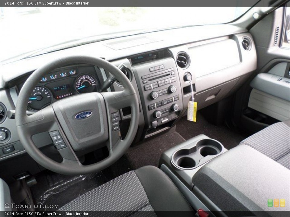 Black Interior Prime Interior for the 2014 Ford F150 STX SuperCrew #88020390