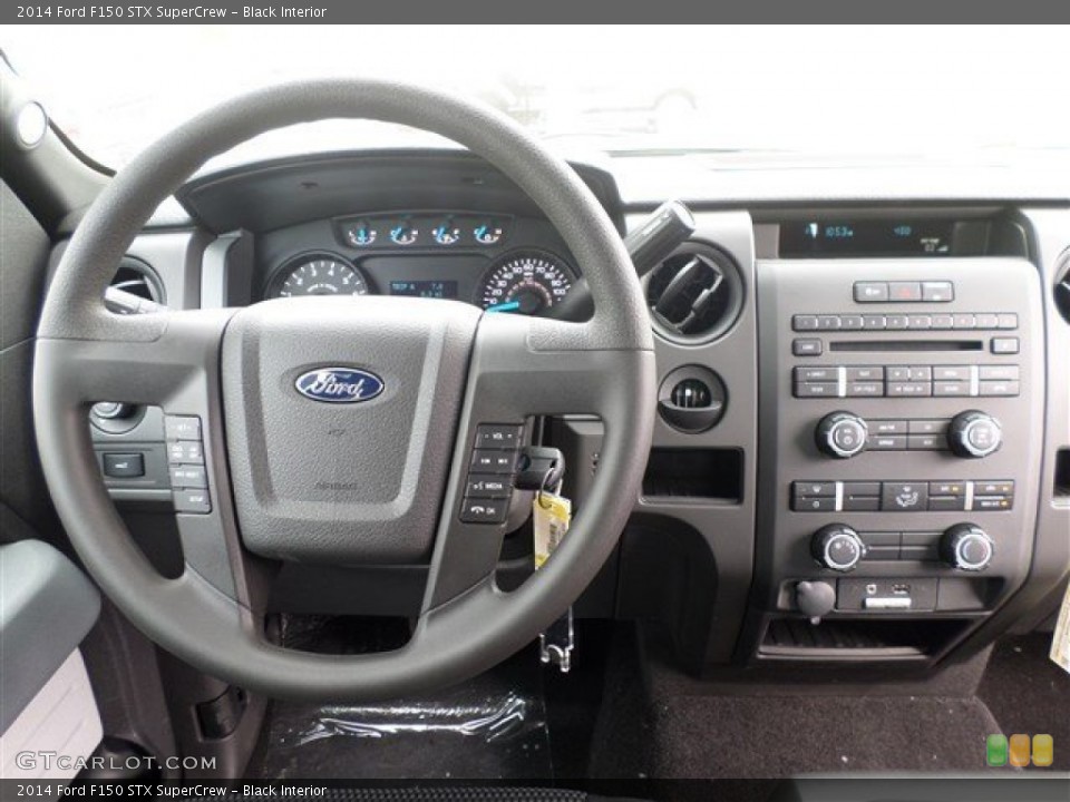 Black Interior Dashboard for the 2014 Ford F150 STX SuperCrew #88020411