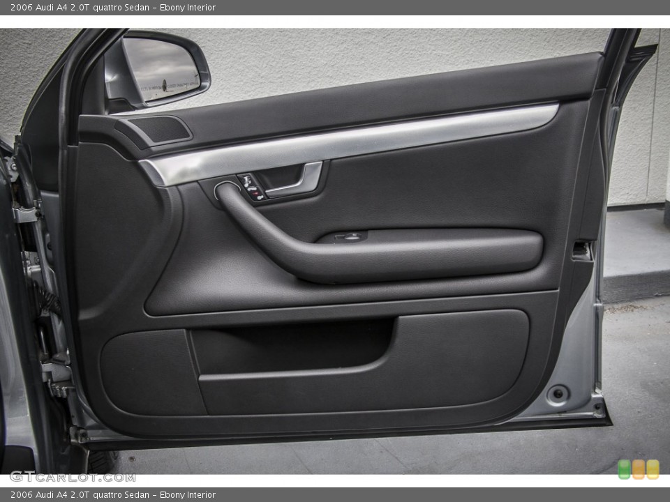 Ebony Interior Door Panel for the 2006 Audi A4 2.0T quattro Sedan #88023093
