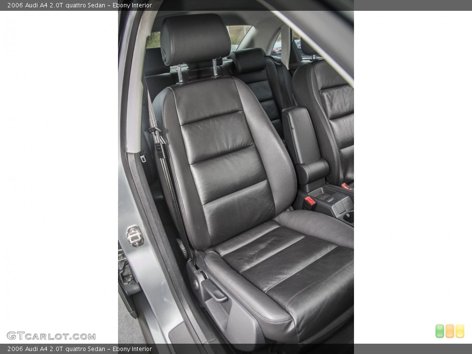 Ebony Interior Front Seat for the 2006 Audi A4 2.0T quattro Sedan #88023111