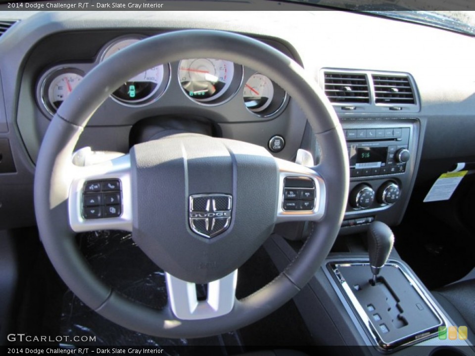 Dark Slate Gray Interior Steering Wheel for the 2014 Dodge Challenger R/T #88024685