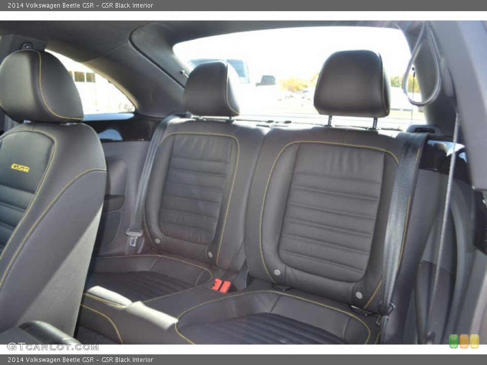 GSR Black Interior Rear Seat for the 2014 Volkswagen Beetle GSR #88026149