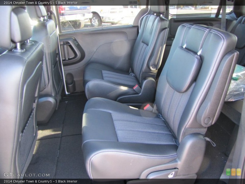 S Black Interior Rear Seat for the 2014 Chrysler Town & Country S #88030556
