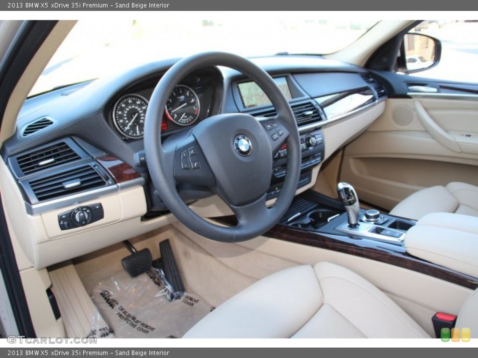Sand Beige Interior Prime Interior for the 2013 BMW X5 xDrive 35i Premium #88033070