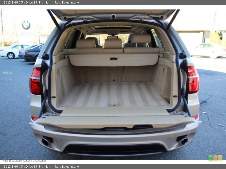 Sand Beige Interior Trunk for the 2013 BMW X5 xDrive 35i Premium #88033278