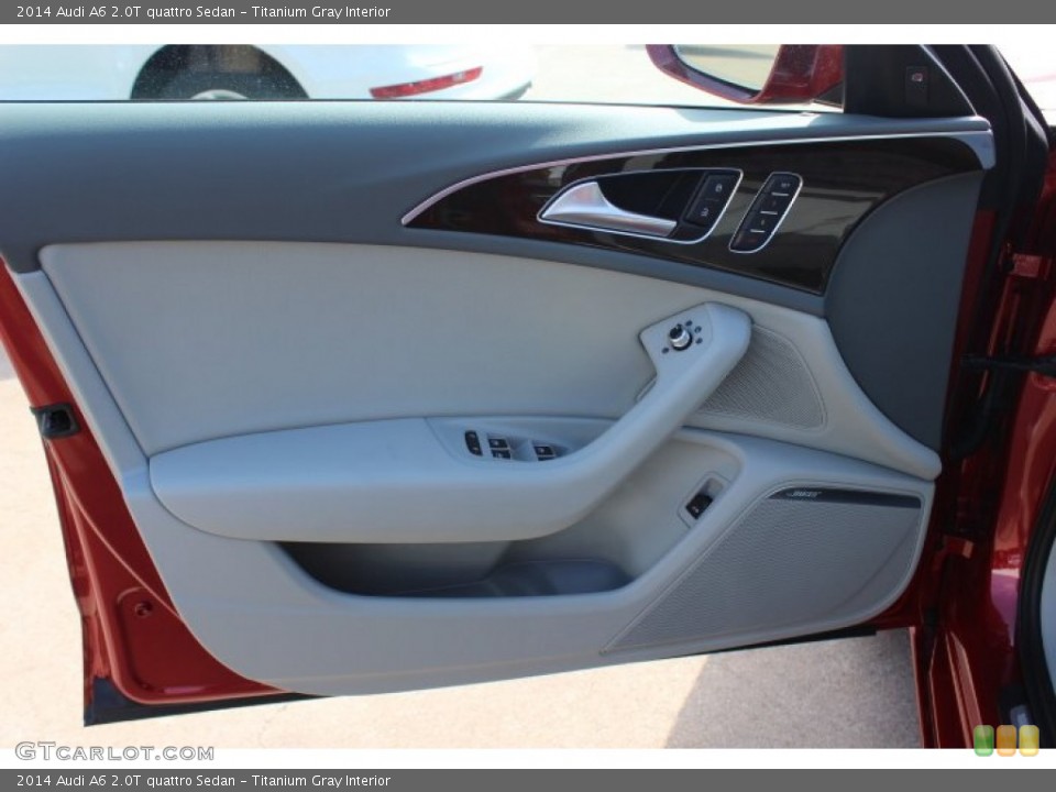 Titanium Gray Interior Door Panel for the 2014 Audi A6 2.0T quattro Sedan #88035404