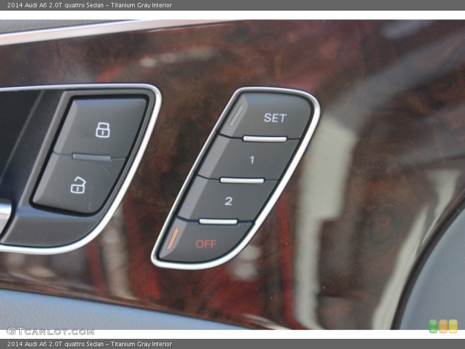 Titanium Gray Interior Controls for the 2014 Audi A6 2.0T quattro Sedan #88035428