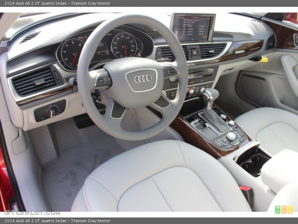 Titanium Gray Interior Photo for the 2014 Audi A6 2.0T quattro Sedan #88035476
