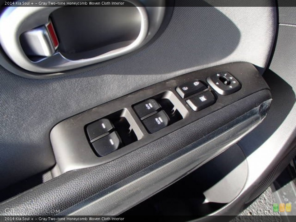 Gray Two-tone Honeycomb Woven Cloth Interior Controls for the 2014 Kia Soul + #88035506