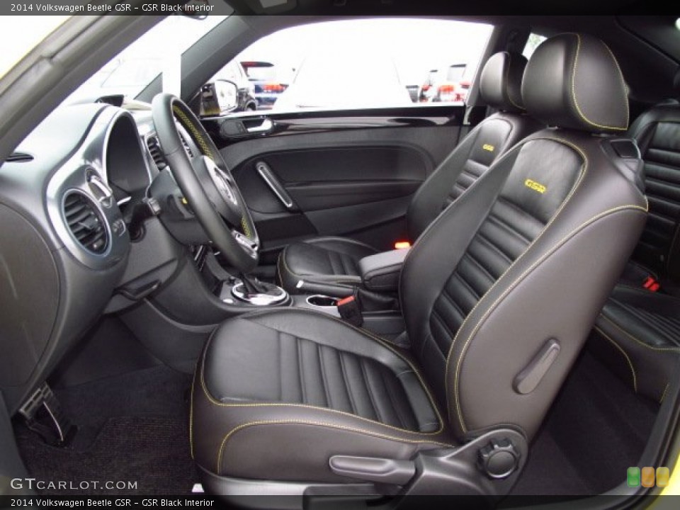 GSR Black Interior Front Seat for the 2014 Volkswagen Beetle GSR #88038017