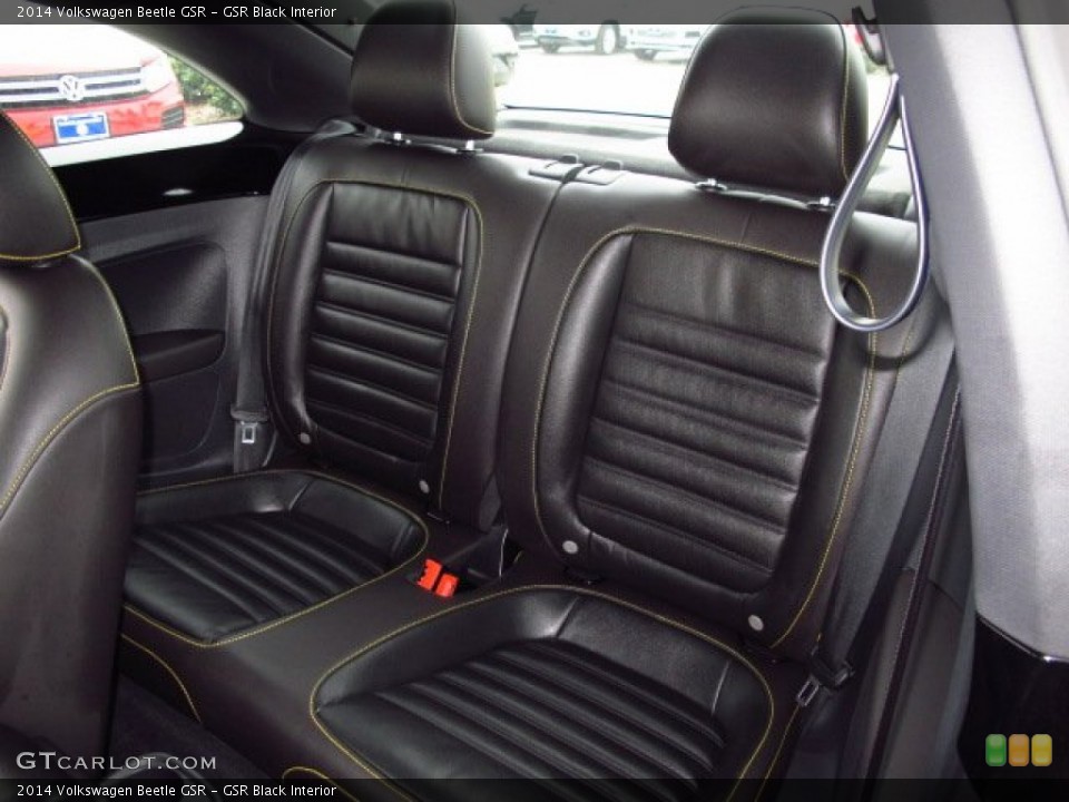 GSR Black Interior Rear Seat for the 2014 Volkswagen Beetle GSR #88038062