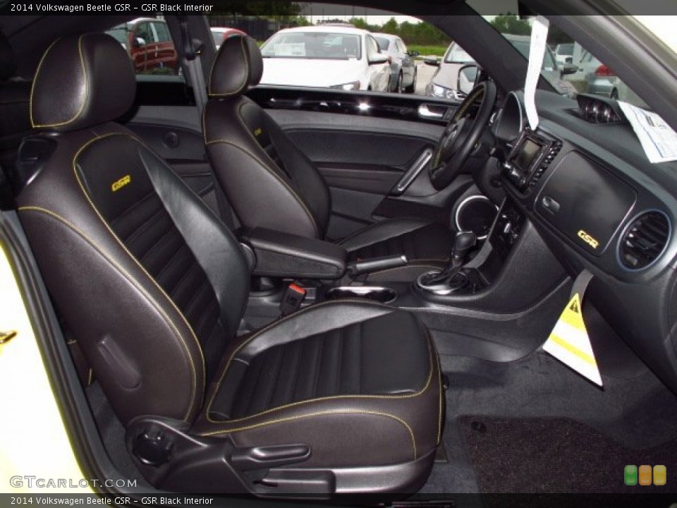 GSR Black Interior Front Seat for the 2014 Volkswagen Beetle GSR #88038110